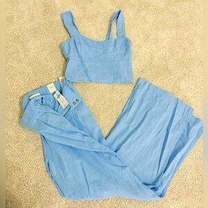Abercrombie • Linen Trousers and Cami Top Set